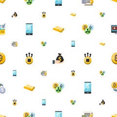 bank icons pattern seamless