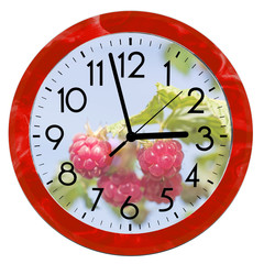 Daylight Saving Time (DST). Wall Clock going to summer time (+1). Turn time forward.