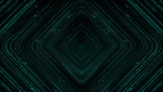 Shining Symmetric Square Matrix Tunnel