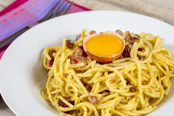 spaghetti à la carbonara