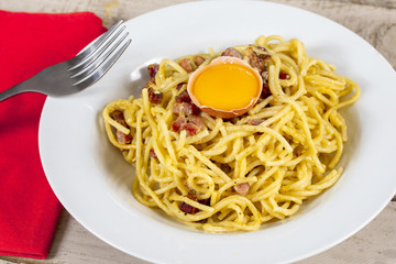 spaghetti à la carbonara