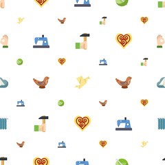 craft icons pattern seamless