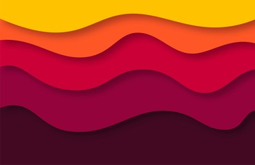 stylish colorful paper layers background