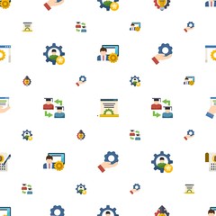 gear icons pattern seamless