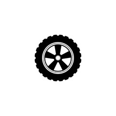 car wheel vector icon design