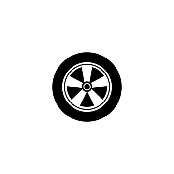 car wheel vector icon design