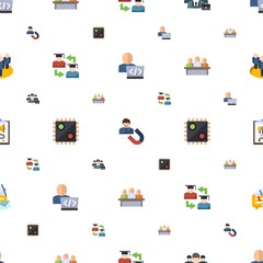 user icons pattern seamless