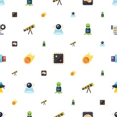science icons pattern seamless