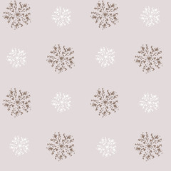 Tileable wallpaper  pattern - snowflakes