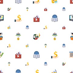 marketing icons pattern seamless