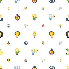bulb icons pattern seamless