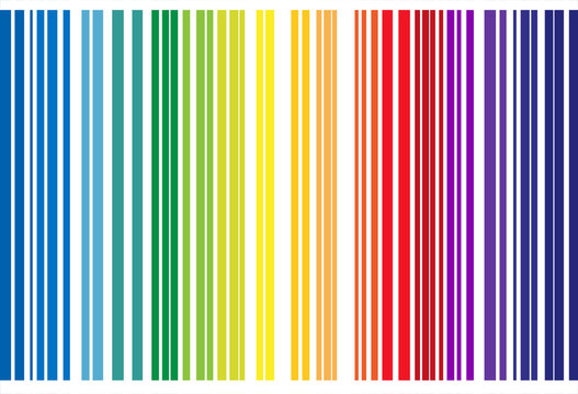 code-barre Arc-en-ciel 
