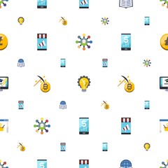 commerce icons pattern seamless
