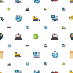machine icons pattern seamless