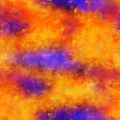 Obraz na płótnie Canvas Vivid painted brushed degrade blur ombre radiant surreal blurry saturated digital neon pop seamless repeat raster jpg pattern swatch. Hippie psychedelic fuzzy soft out of focus blobs.