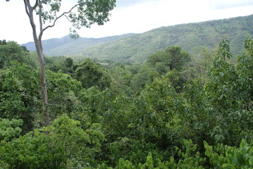Eravan waterfall in Thailand, Suoutheast Asia