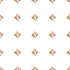 start-up team icon pattern seamless isolated on white background. Editable flat start-up team icon. start-up team icon pattern for web and mobile.