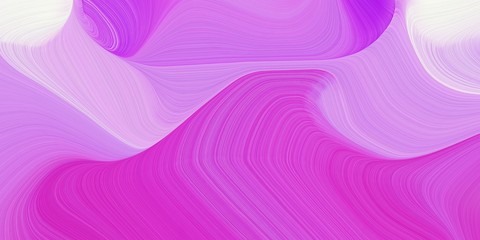 artistic flowing art with abstract waves illustration with orchid, medium orchid and lavender color