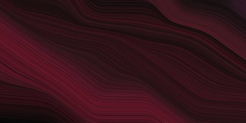 Fototapeta premium colorful creative fluid marble with modern soft swirl waves background illustration with very dark pink, dark pink and black color