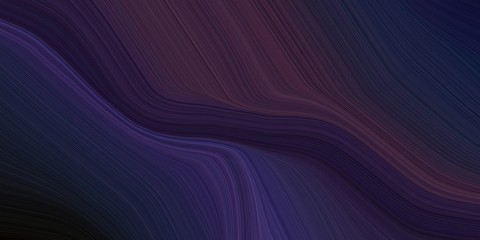 colorful creative fluid marble with modern waves background illustration with very dark blue, very dark magenta and very dark violet color