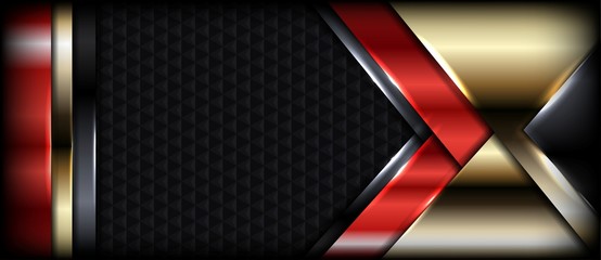 abstract luxurious dark background with golden