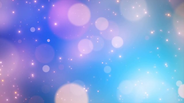 background abstract blue dream particles effect