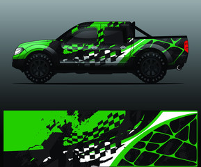truck decal graphic wrap vector, abstract background