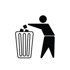trash can vector icon