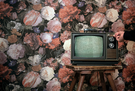 Vintage 70s Televison