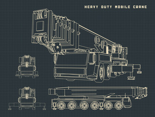 Heavy Duty Mobile Crane Drawings