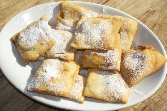 Carnival Italian sweet ricotta ravioli