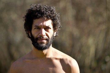 Portrait homme basané