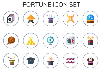 fortune icon set