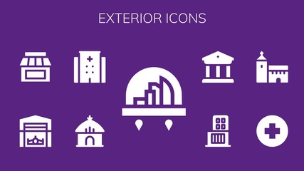exterior icon set