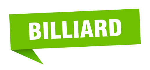 billiard speech bubble. billiard ribbon sign. billiard banner