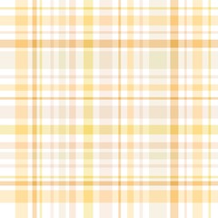 Seamless pattern in fantasy white and yellow colors for plaid, fabric, textile, clothes, tablecloth and other things. Vector image.