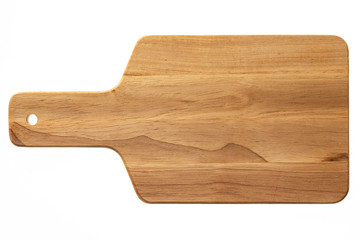 Small wooden chopping board. Splicing wooden cutting board. Chopping board background texture element.