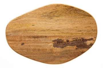 Small wooden chopping board. Splicing wooden cutting board. Chopping board background texture element.