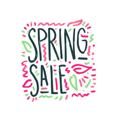 Spring sale banner,spring season background,sale poster, discount banner, flower banner. Vector illustration