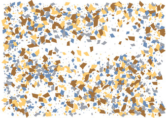 Festive color rectangle confetti background. Abstract frame confetti texture for holiday, postcard, poster, website, carnivals, birthday and children's parties. Cover confetti mock-up. Wedding card