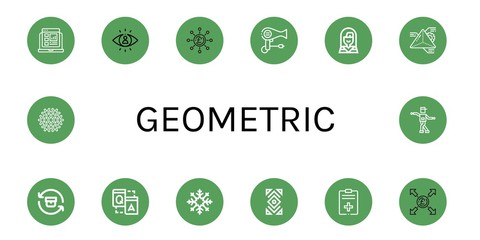 geometric icon set