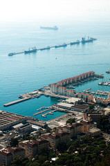 Gibraltar view from a high point
