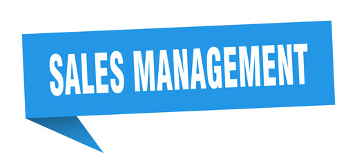 sales management speech bubble. sales management ribbon sign. sales management banner