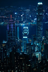 Fototapeta na wymiar Hong Kong, city view from the peak