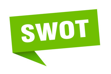 swot speech bubble. swot ribbon sign. swot banner