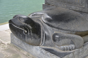 Sacred Turtle Stele Base Statue, Suoi Tien Temple, Tam Coc, Vietnam
