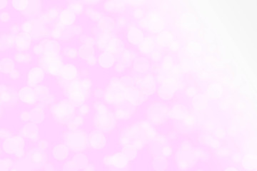 Background bokeh color pink and white illustration abstract