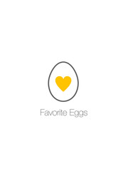 Egg logo on a white background