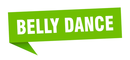 belly dance speech bubble. belly dance ribbon sign. belly dance banner