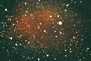 A lot of blurry lights and noise on abstract pattern